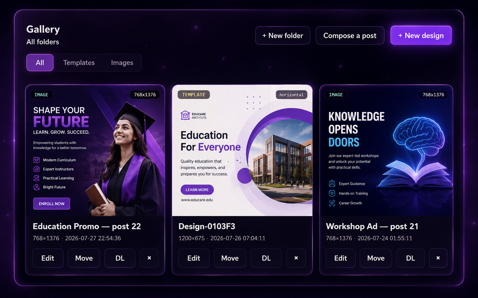 socials.ink content templates — tips, stories, how-tos, and more